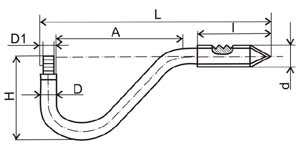 Крюк КВ-22